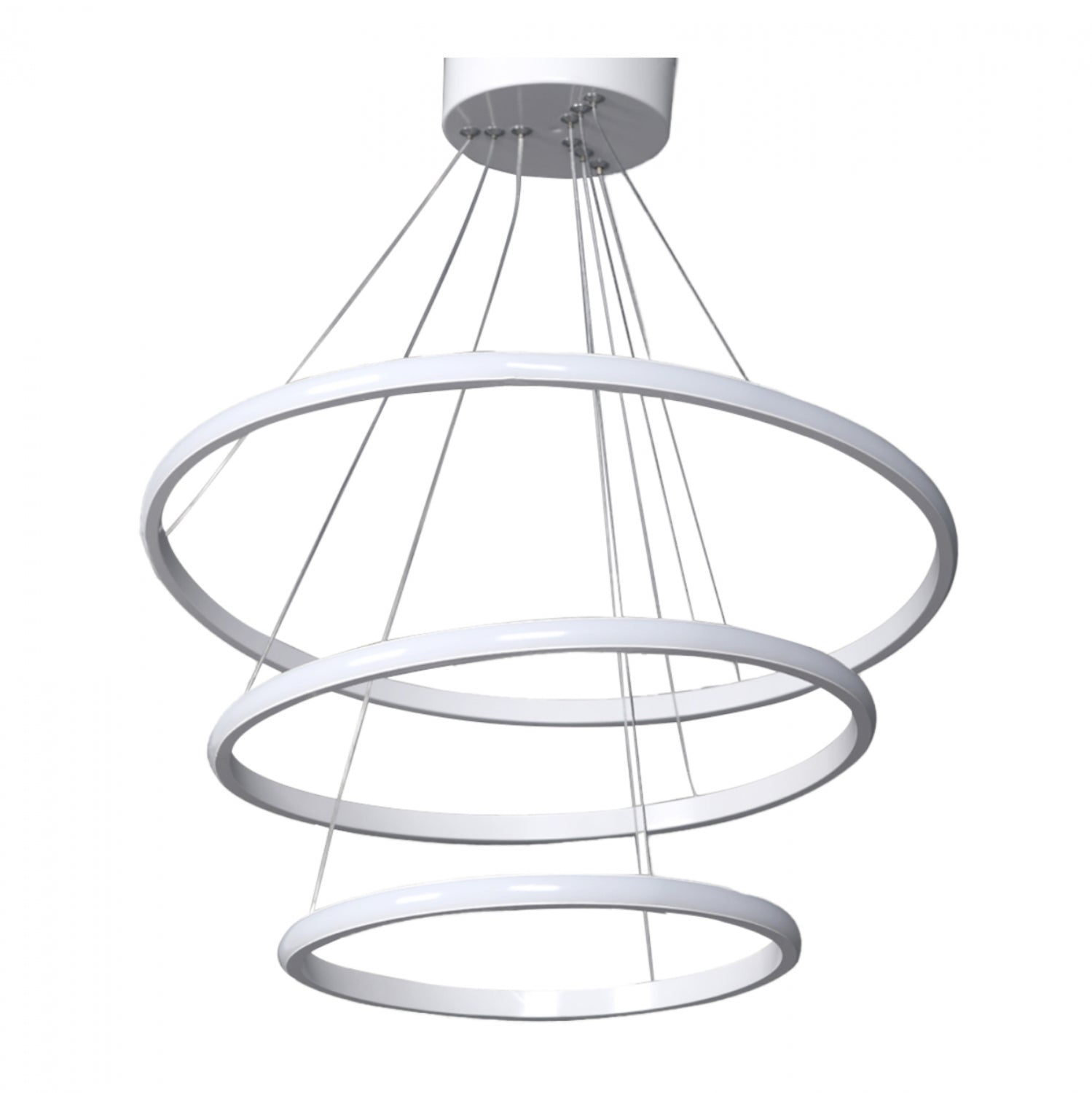 LED плафон бял 30x28x55 см.