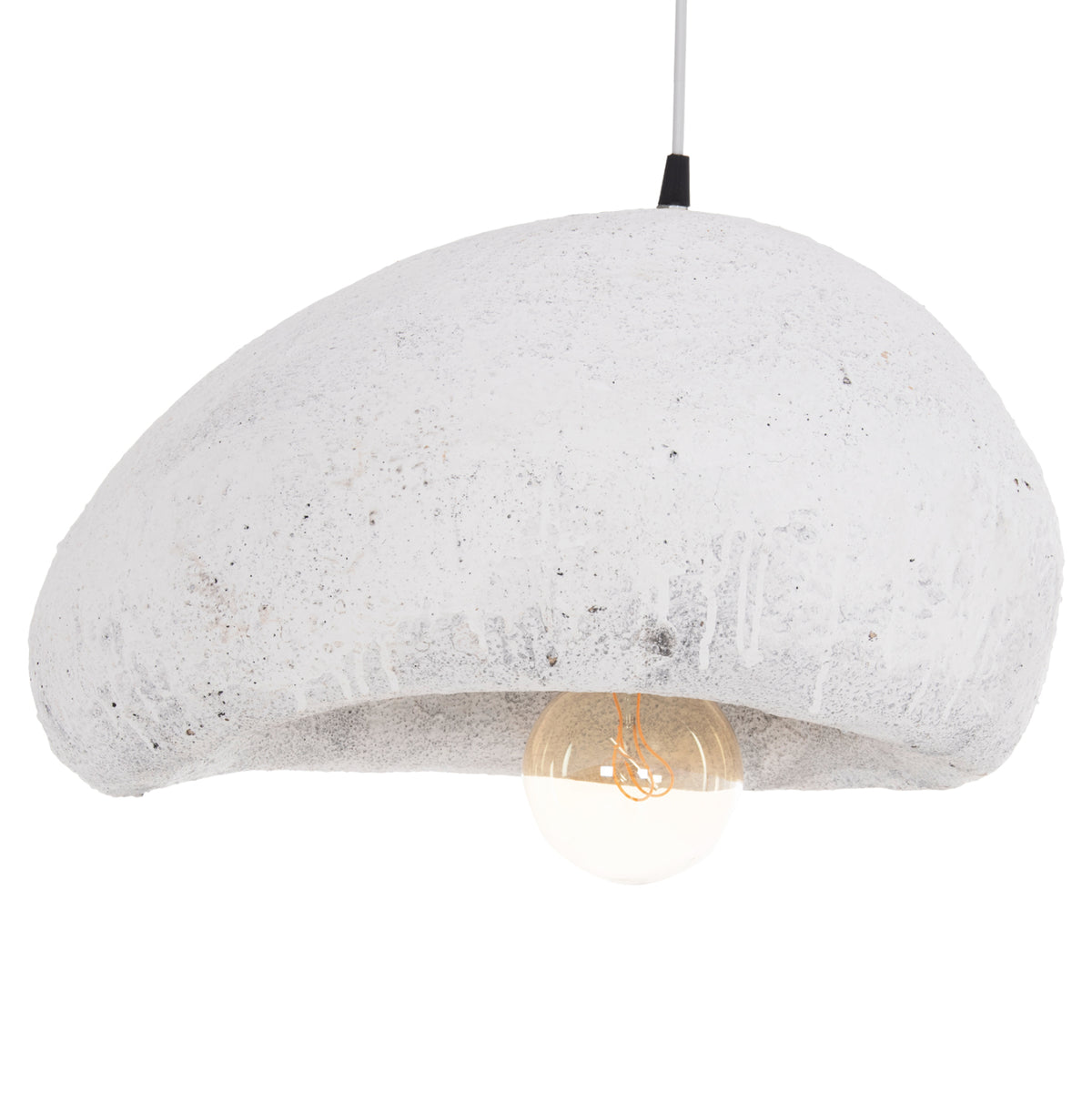 Плафон за таван STONE-LOOK STONER (M) бял 55x45x40Hсм.