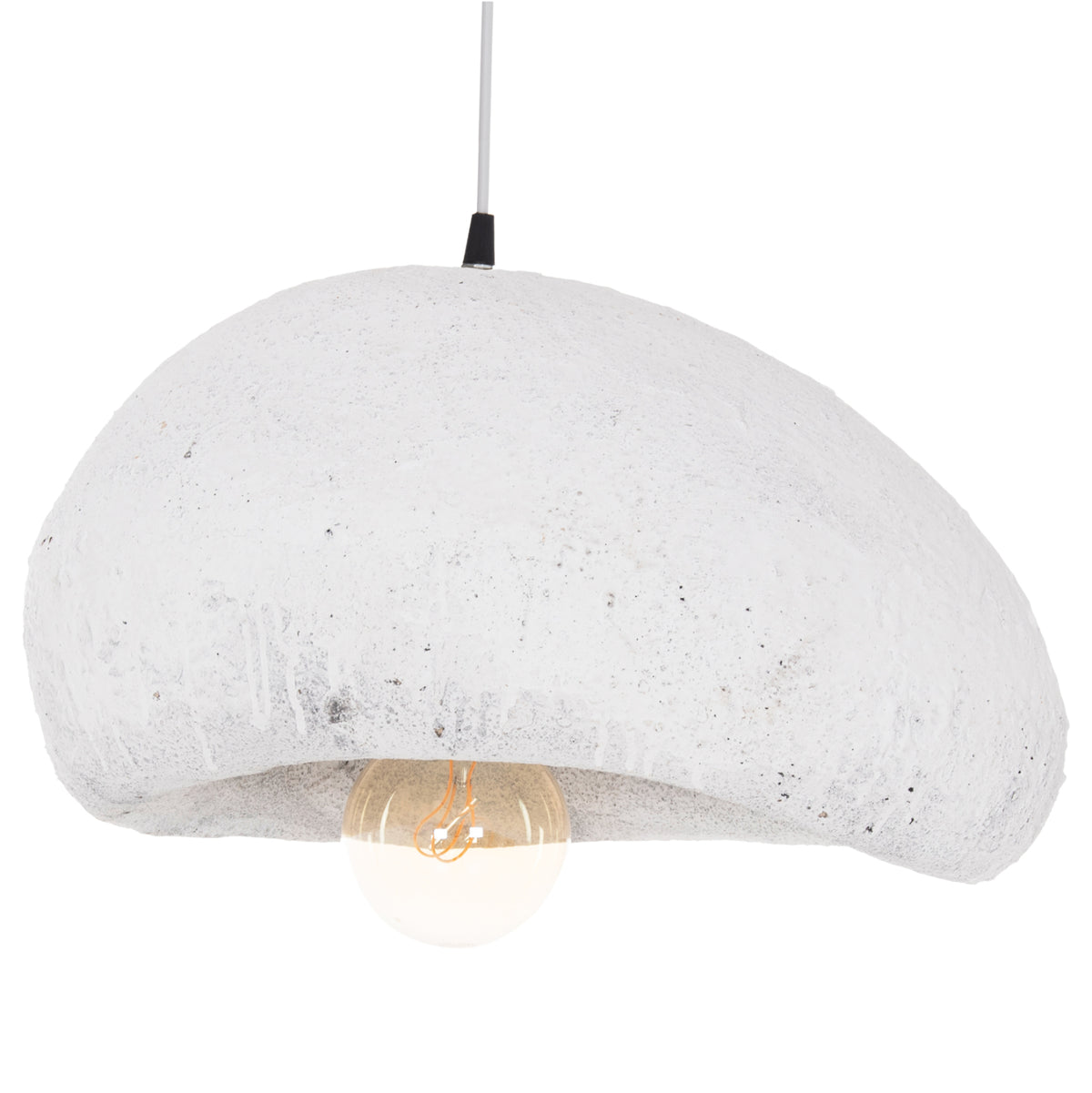 Плафон за таван STONE-LOOK STONER (M) бял 55x45x40Hсм.