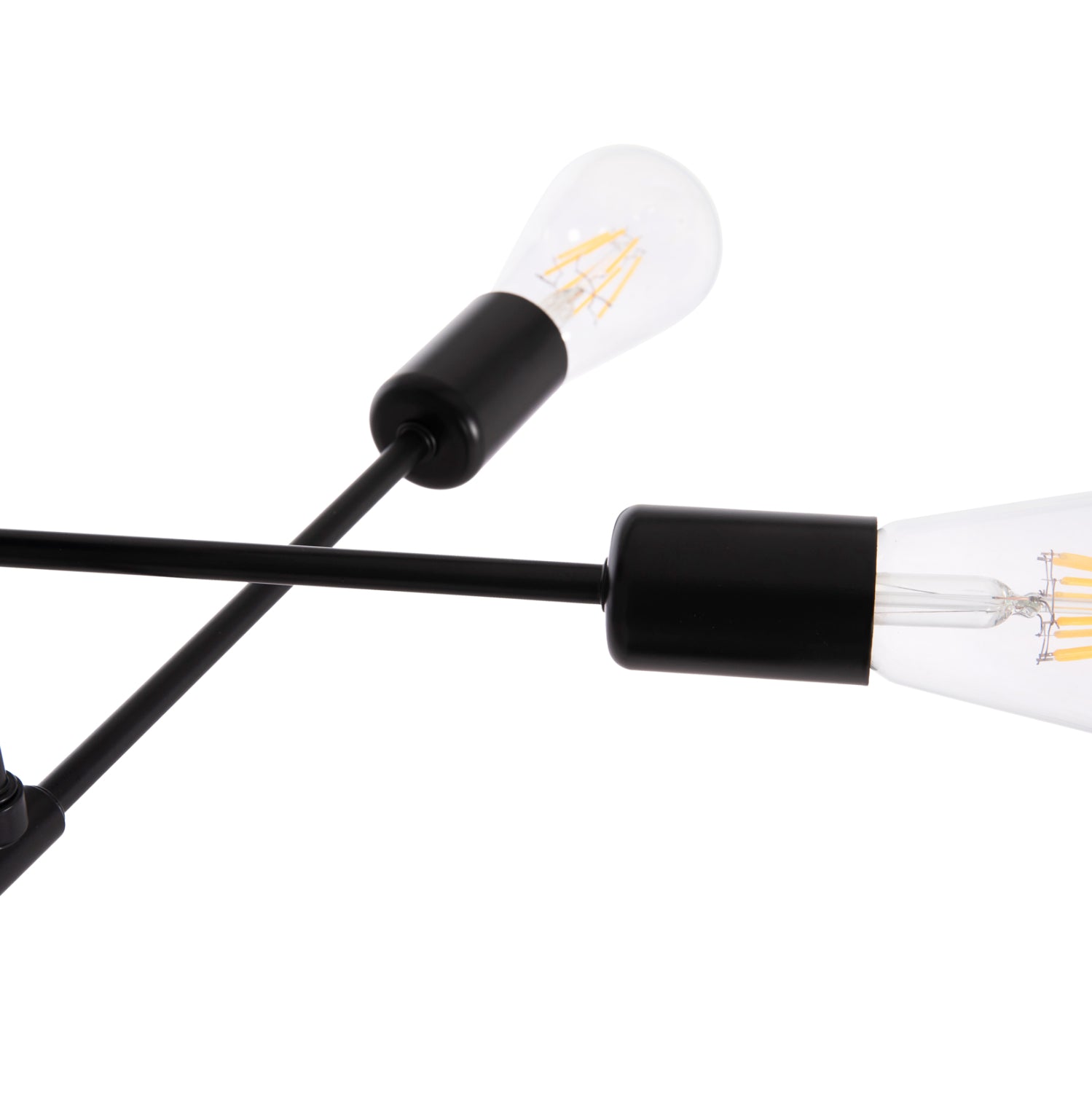 Полилей MULTILIGHT LIGHTY черен метал 51x51x23Hсм.