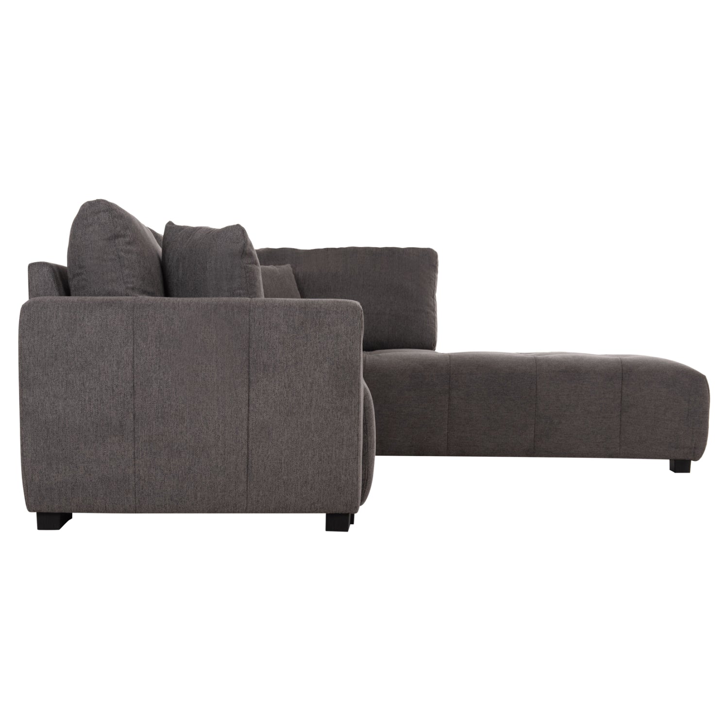 Ъглов диван REVERSIBLE MEDEL сив плат P.E. 290x208x80см