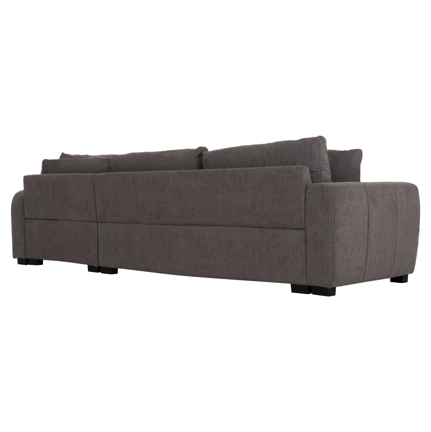Ъглов диван REVERSIBLE MEDEL сив плат P.E. 290x208x80см