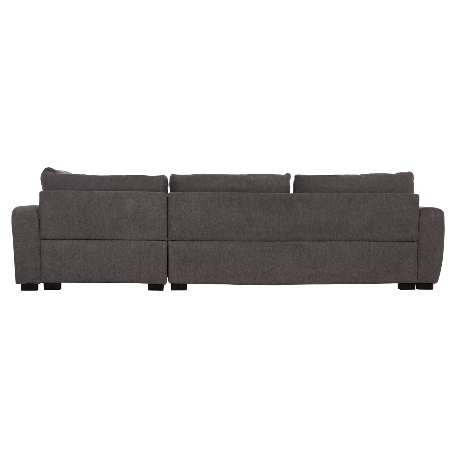 Ъглов диван REVERSIBLE MEDEL сив плат P.E. 290x208x80см