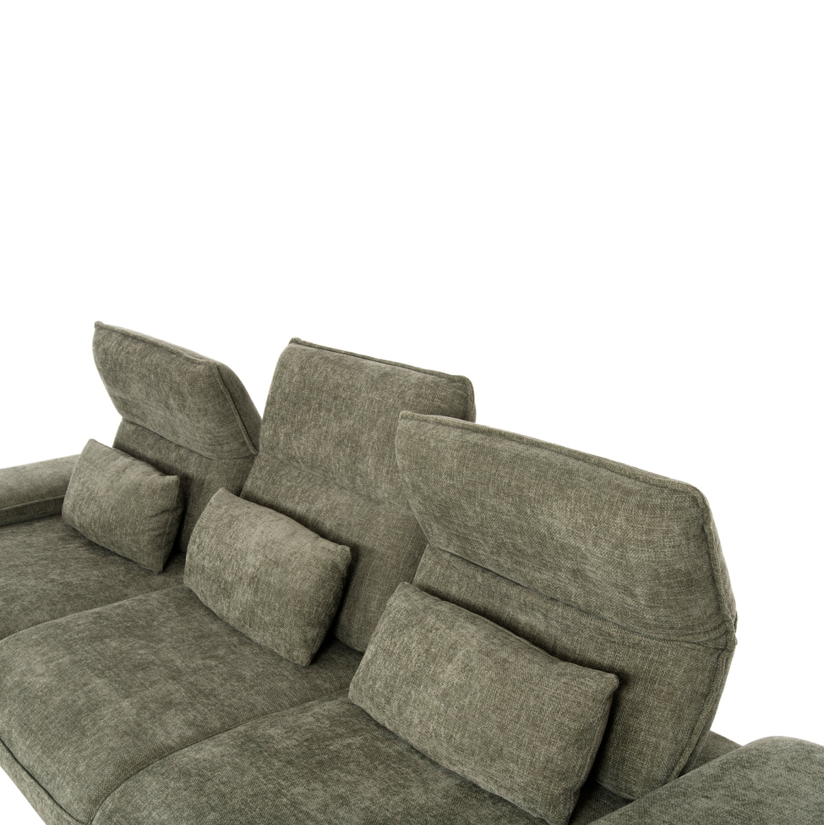 Ъглов диван (ляв) Пиенца.04L кипарисова тъкан 283x188x100Hсм.