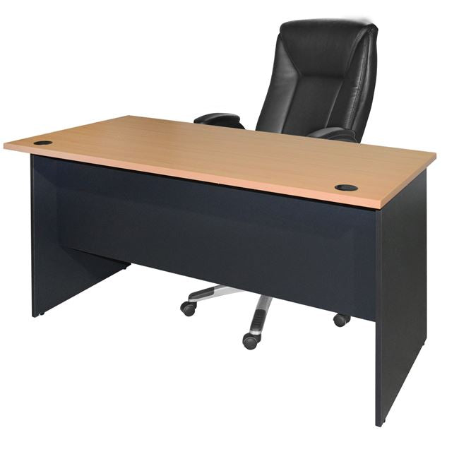 Професионално офис бюро SIENNA 120x70x75H – сив дъб