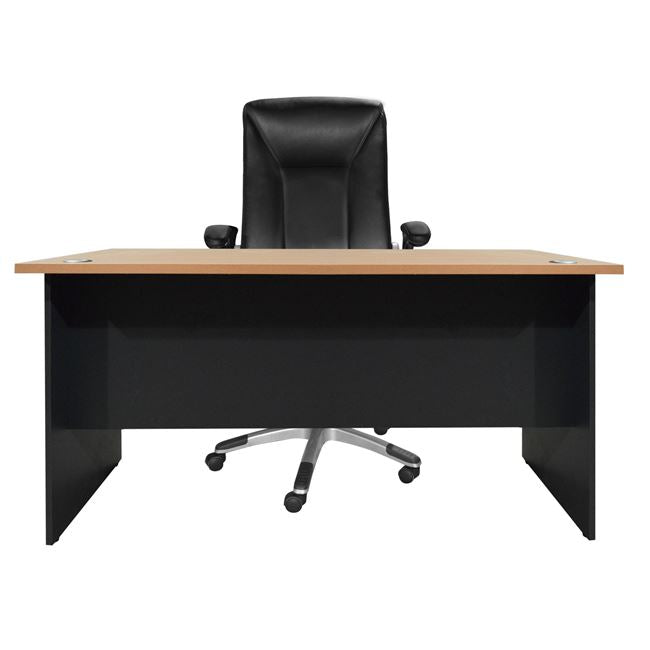 Професионално офис бюро SIENNA 120x70x75H – сив дъб
