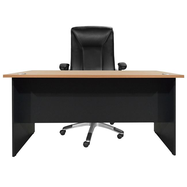 Професионално офис бюро 150x75x75 сив дъб