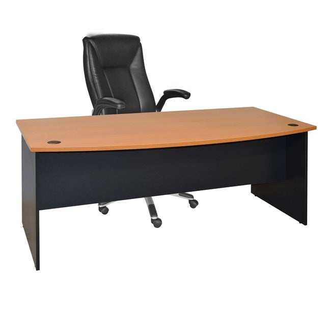 Професионално офис бюро 180x93.5x74.6 Executive сив дъб