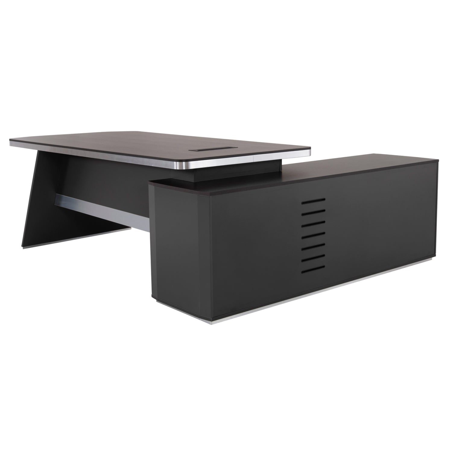 Професионален офис ляв ъгъл Rosewood HM2083L 220x180x76H см
