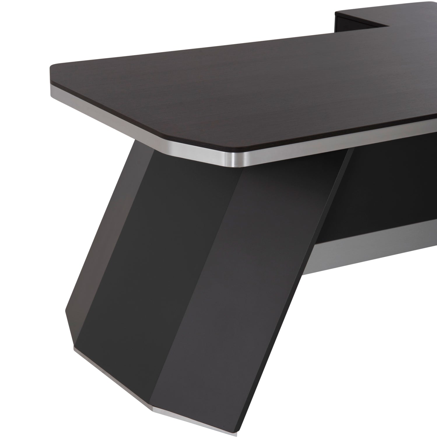 Професионален офис ляв ъгъл Rosewood HM2083L 220x180x76H см