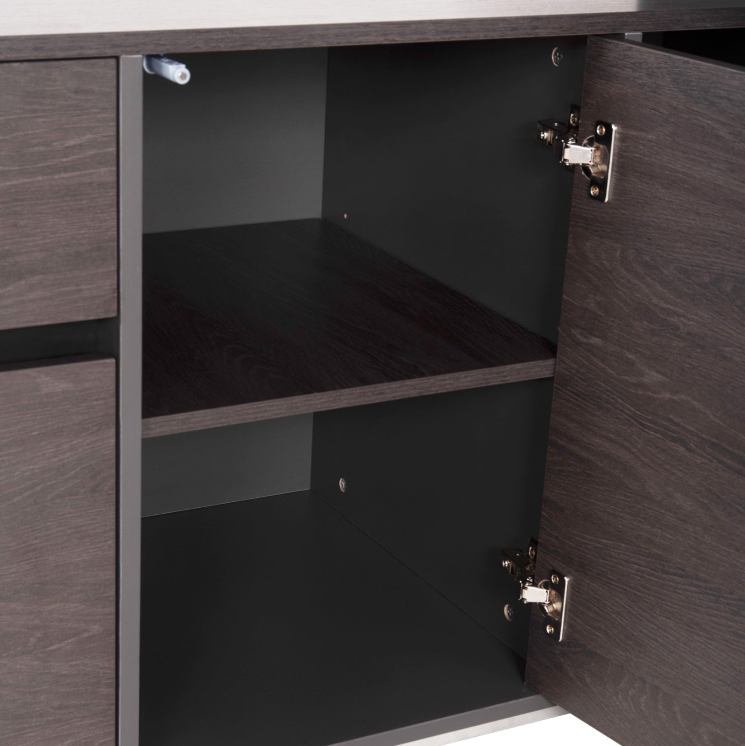 Професионален офис ляв ъгъл Rosewood HM2083L 220x180x76H см