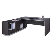 Професионално офис бюро ъглово ляво Роузууд 200x160x76cm