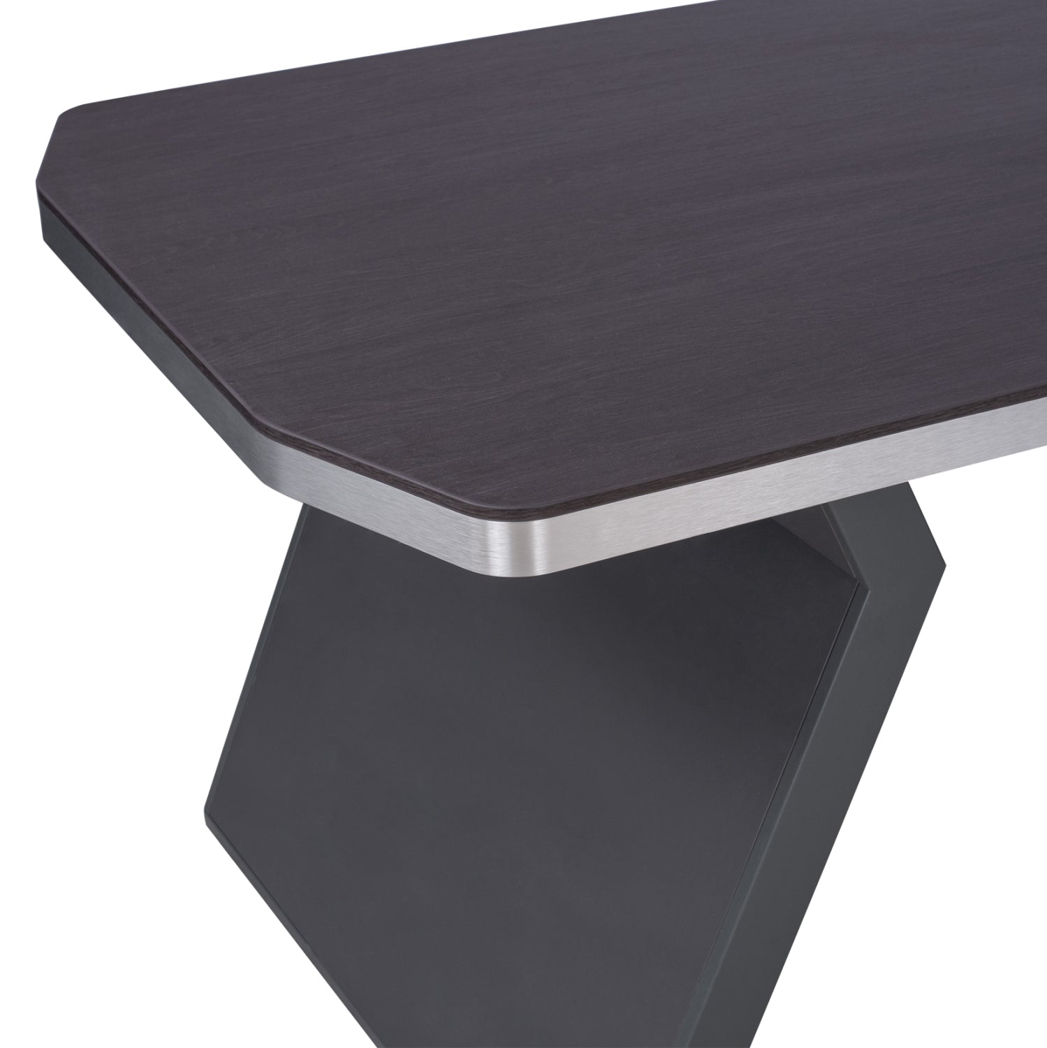 Професионален офис десен ъгъл Rosewood 220x180x76 см