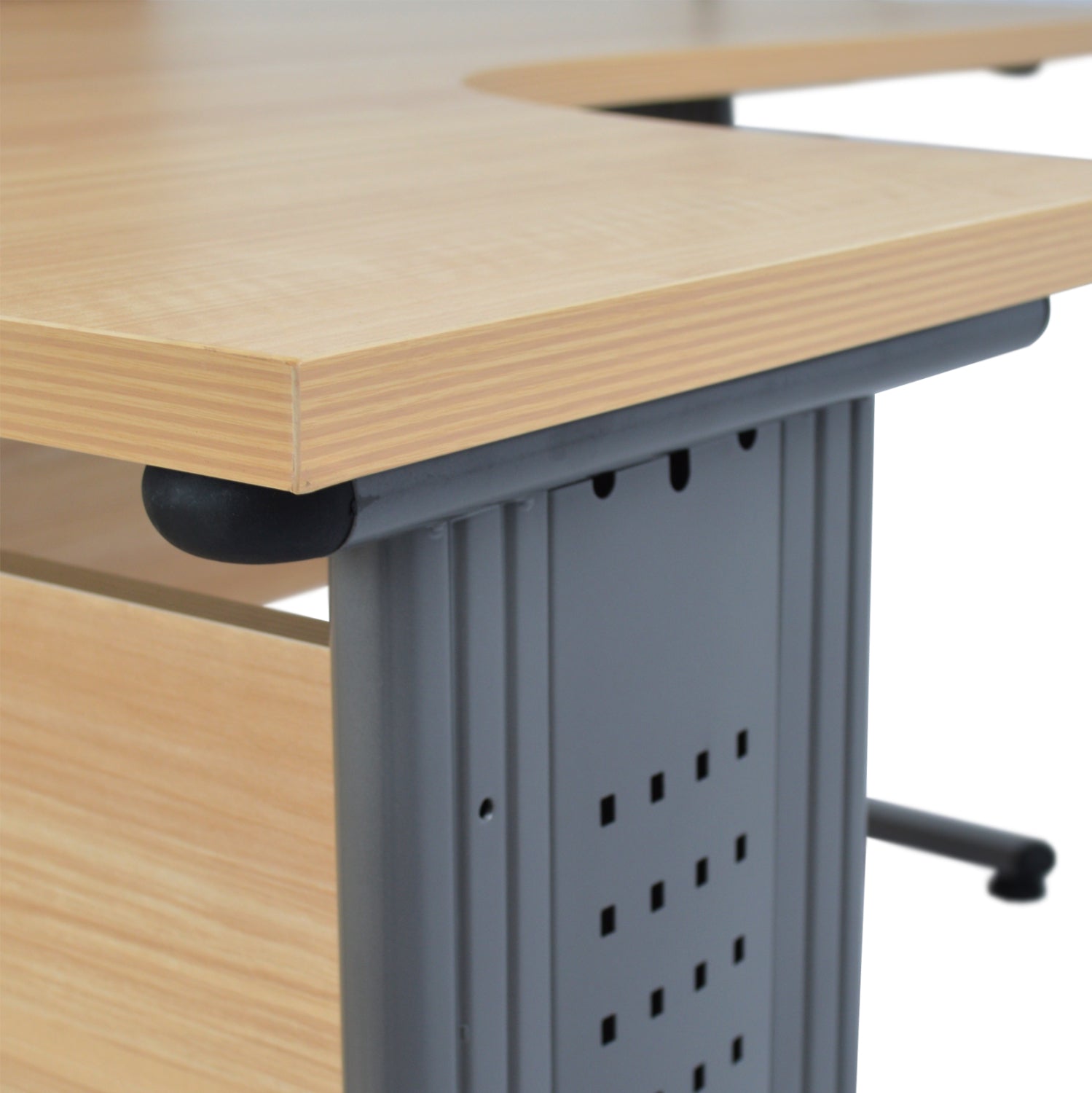 Професионален ляв ъглов офис.01L дъб 160x120x75