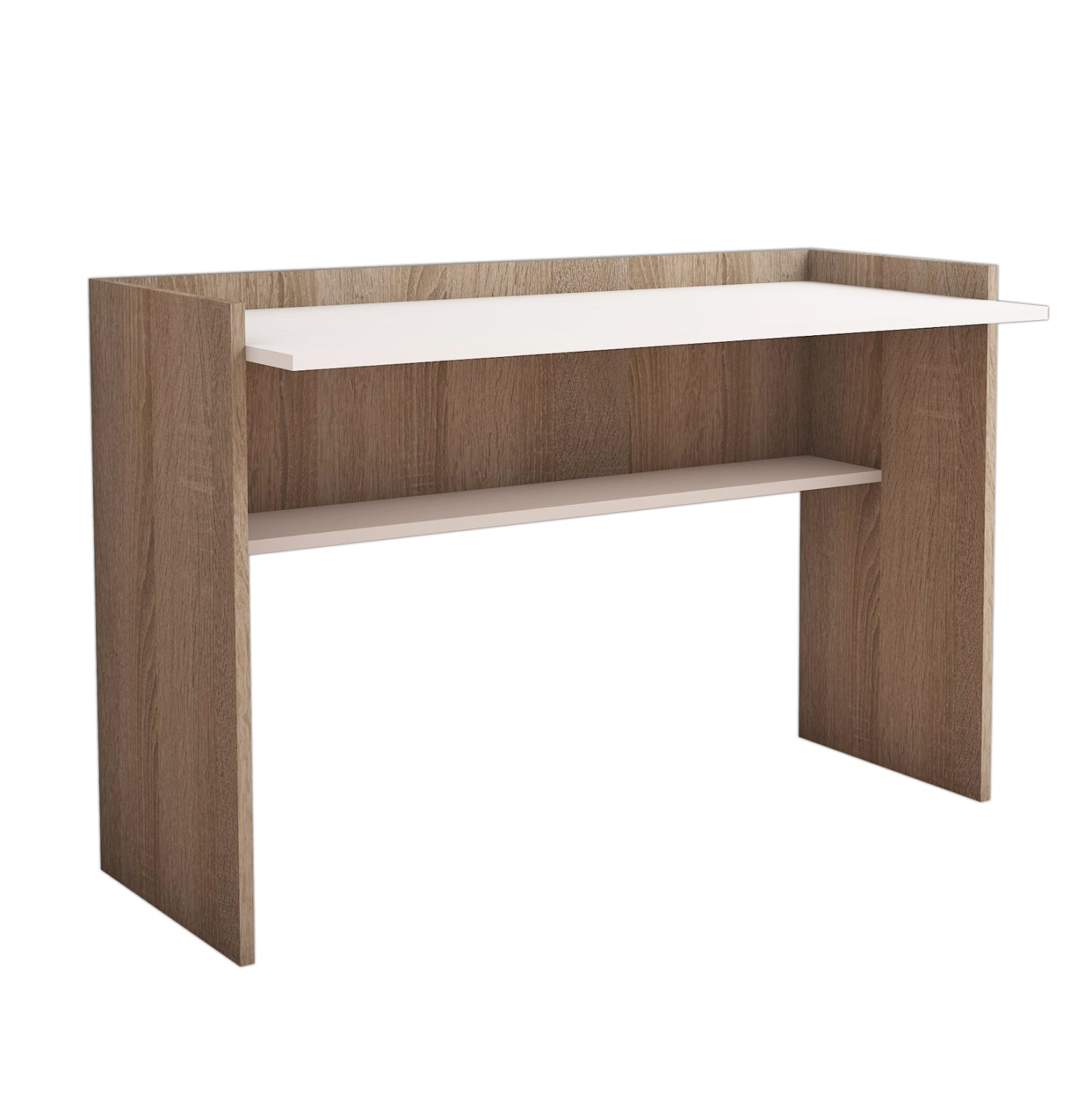 РАБОТНА МАСА МЕЛАМИН SONOMA БЯЛА 118x58x80Hсм.