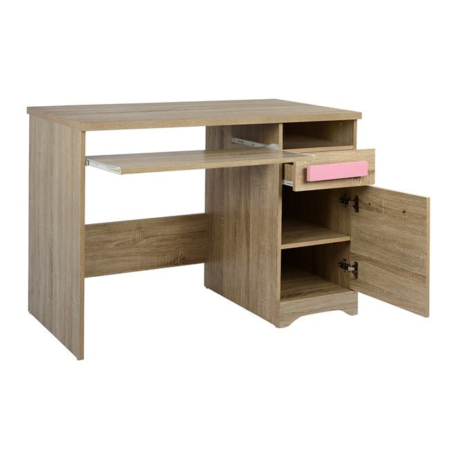 Бюро Playroom Sonama-Розово с дръжки 110X55X76.5