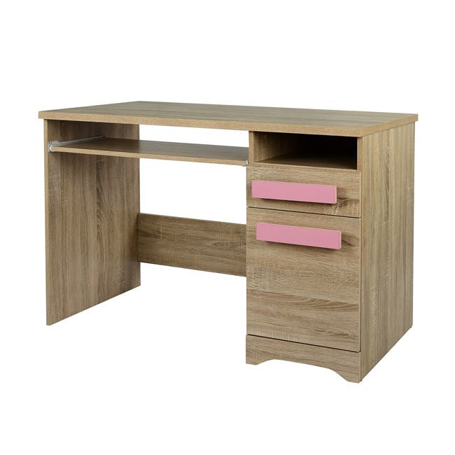 Бюро Playroom Sonama-Розово с дръжки 110X55X76.5