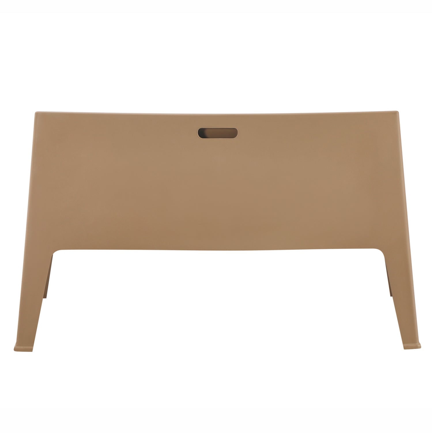 Полипропиленов двуместен диван SLEEK капучино 133x68x73см
