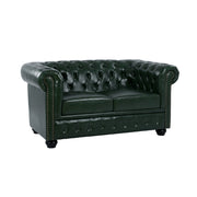 Диван 2-местен T.Монтео PU кипарис зелено 150x90x72см