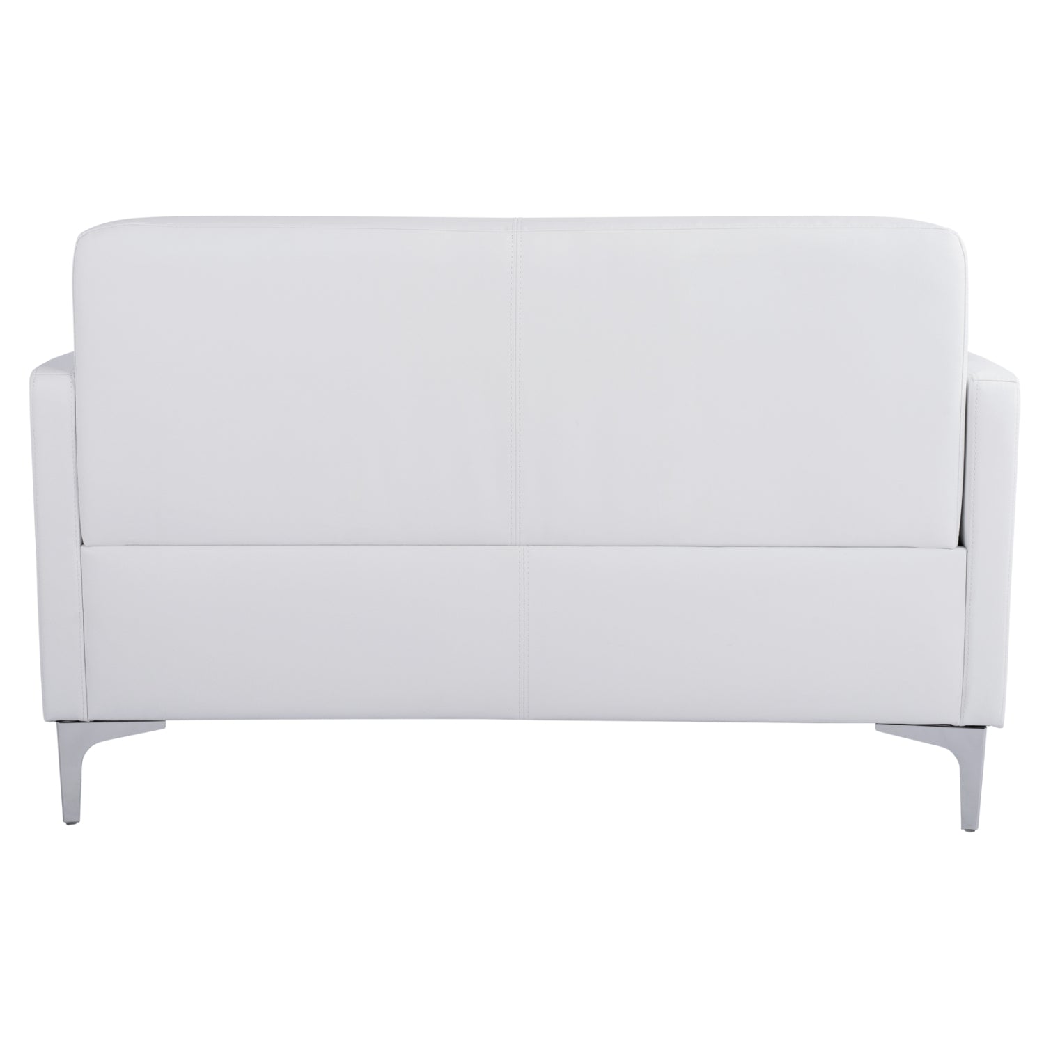 Диван за двама Сиракуза с бял PU 113x71x71cm