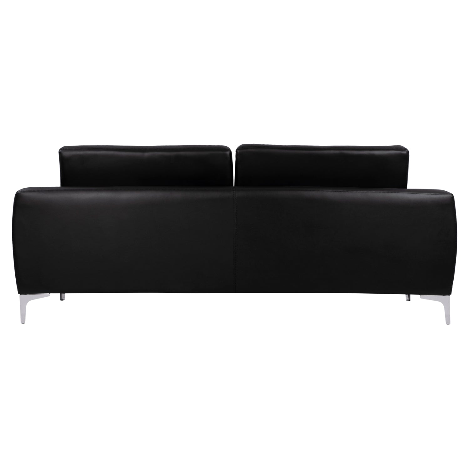 Диван 3-местен Бергамо с черен PU 190x81x81 см