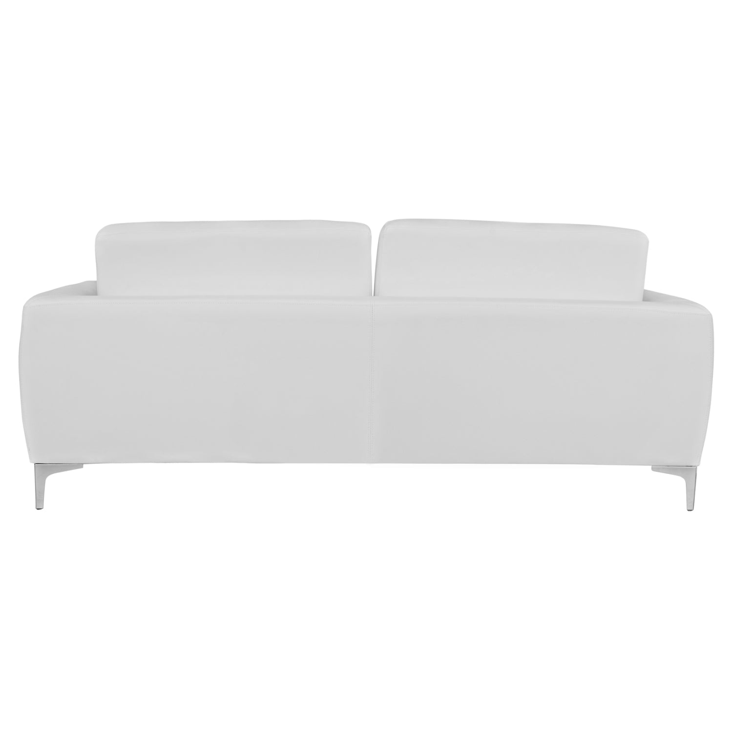 Диван 3-местен Бергамо с бял PU 190x81x81 см
