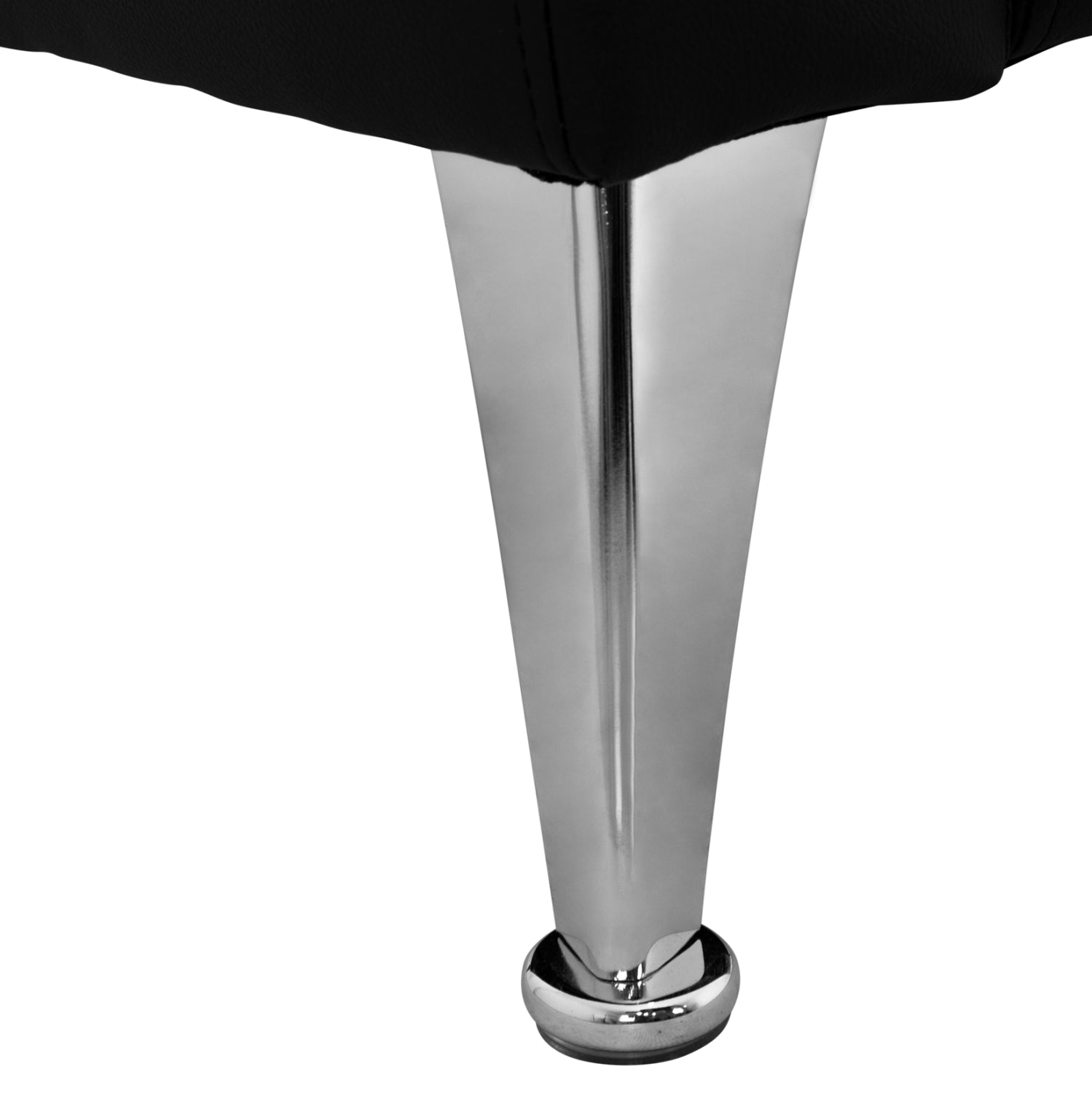 Диван 3-местен Генуа черен PU 180x75x71 см