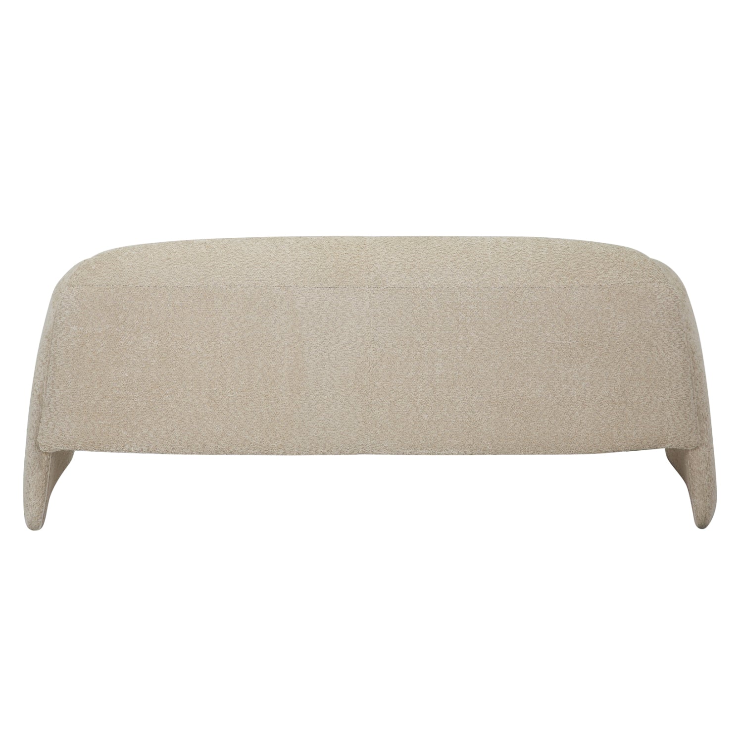 ДИВАН 2-МЕСТЕН Биела МЕТАЛНА РАМКА-БЕЖОВ БУКЛЕ ПЛАТ 160x80x63Hcm.
