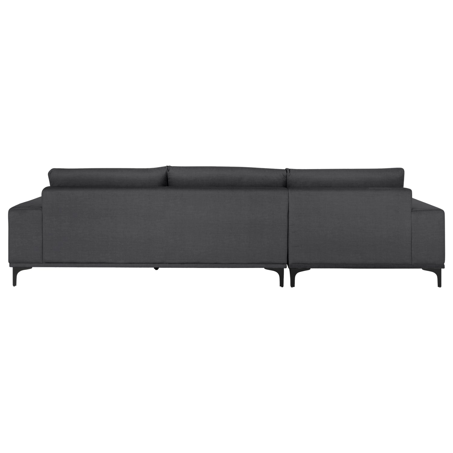 Ъглов диван (ляв) NOA.02L антрацитова тъкан 288x90-157x67-80Hсм.