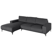 Ъглов диван (ляв) NOA.02L антрацитова тъкан 288x90-157x67-80Hсм.