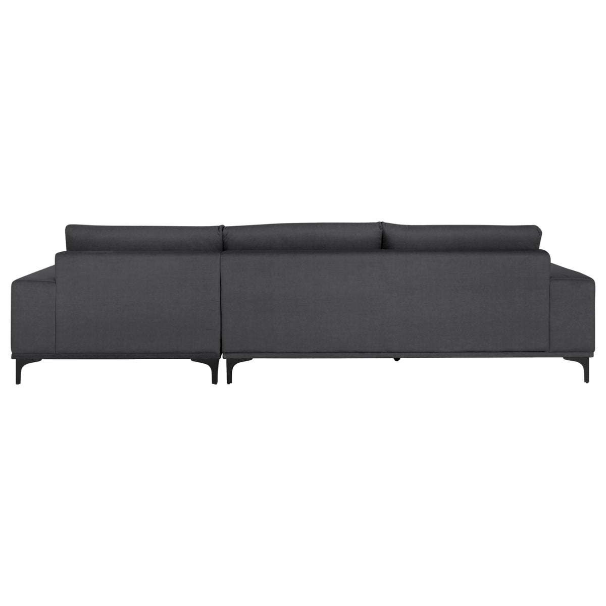 Ъглов диван (десен) NOA.02R антрацитова тъкан 288x90-157x67-80Hсм.