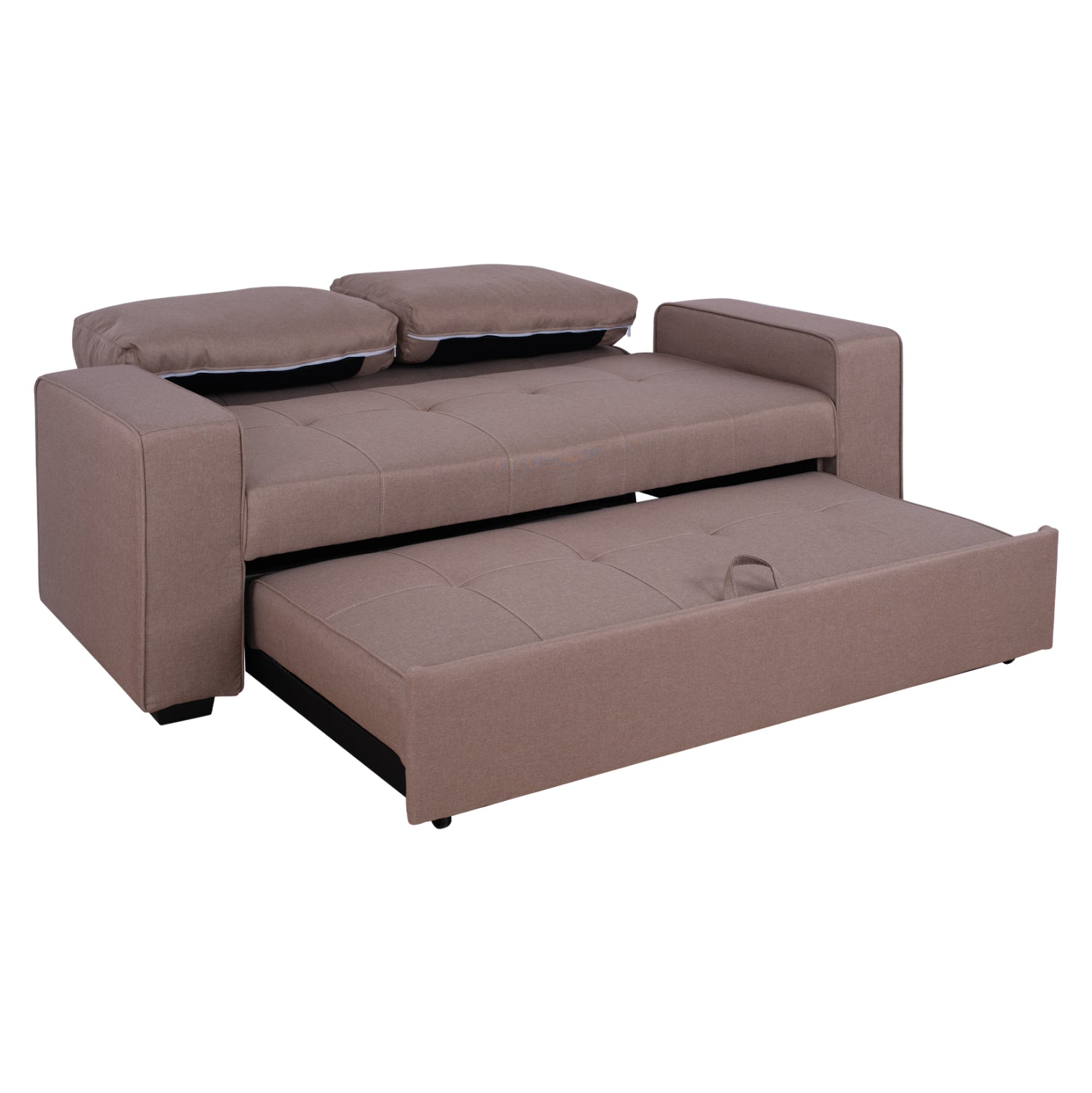Диван/легло Флоренция 2-местен с бежова тапицерия 175x100x83 см