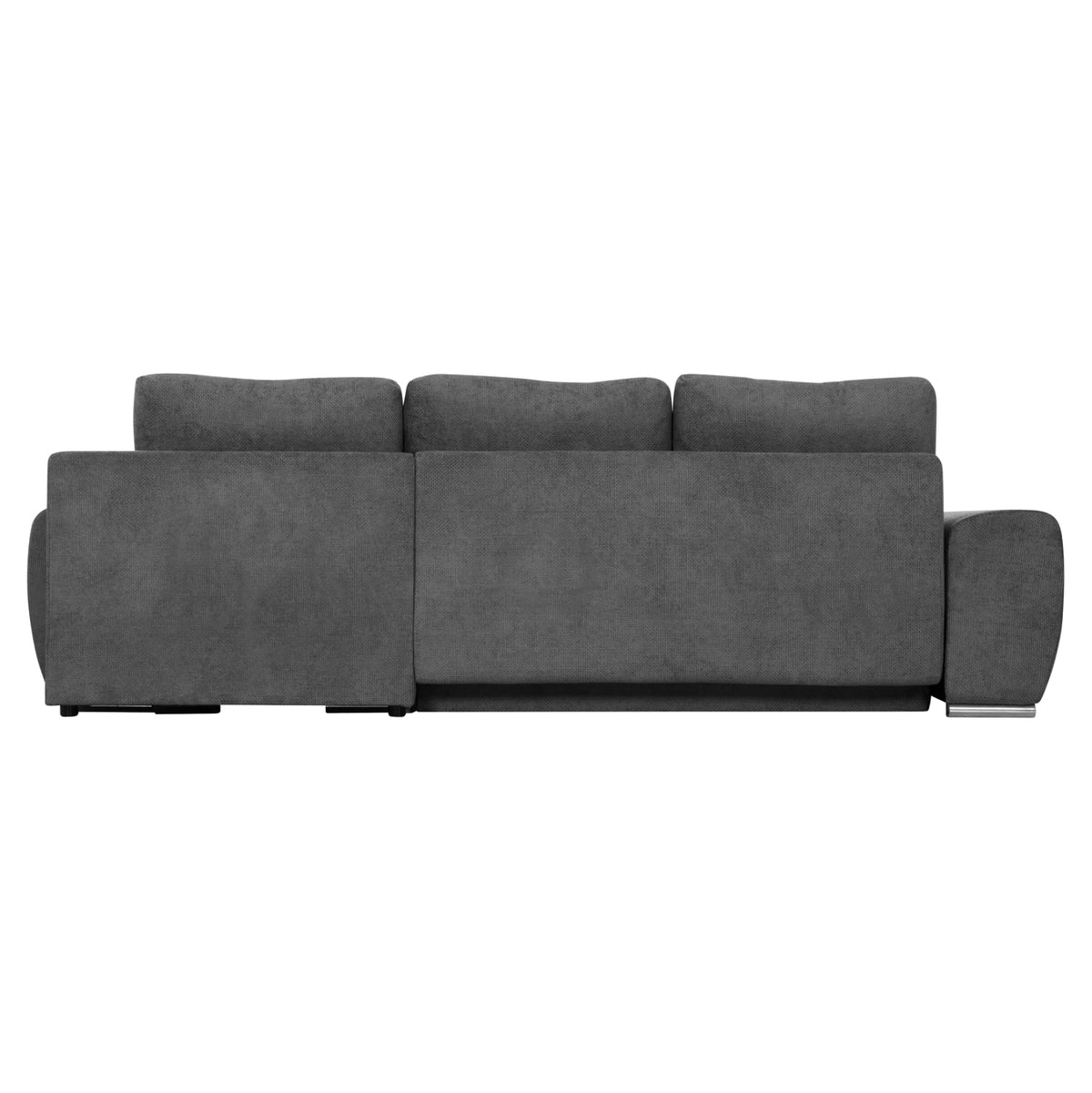 Ъглов диван с функция сън десен Сатурния.01R сив плат 270x181x75Hсм.