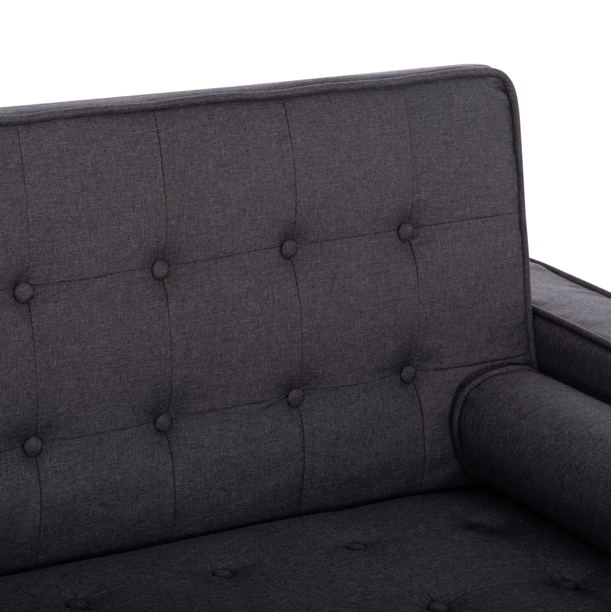 Диван легло Кремона Сив с 2 възглавници 222x97x80Hcm