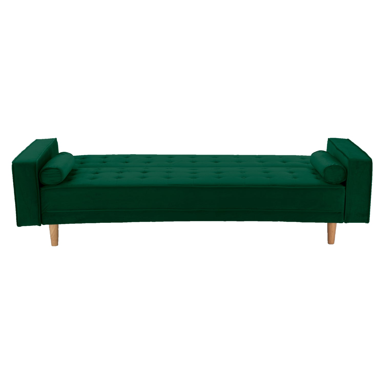 Разтегателен диван Кремона кадифе зелен 224X88X84Y cm.