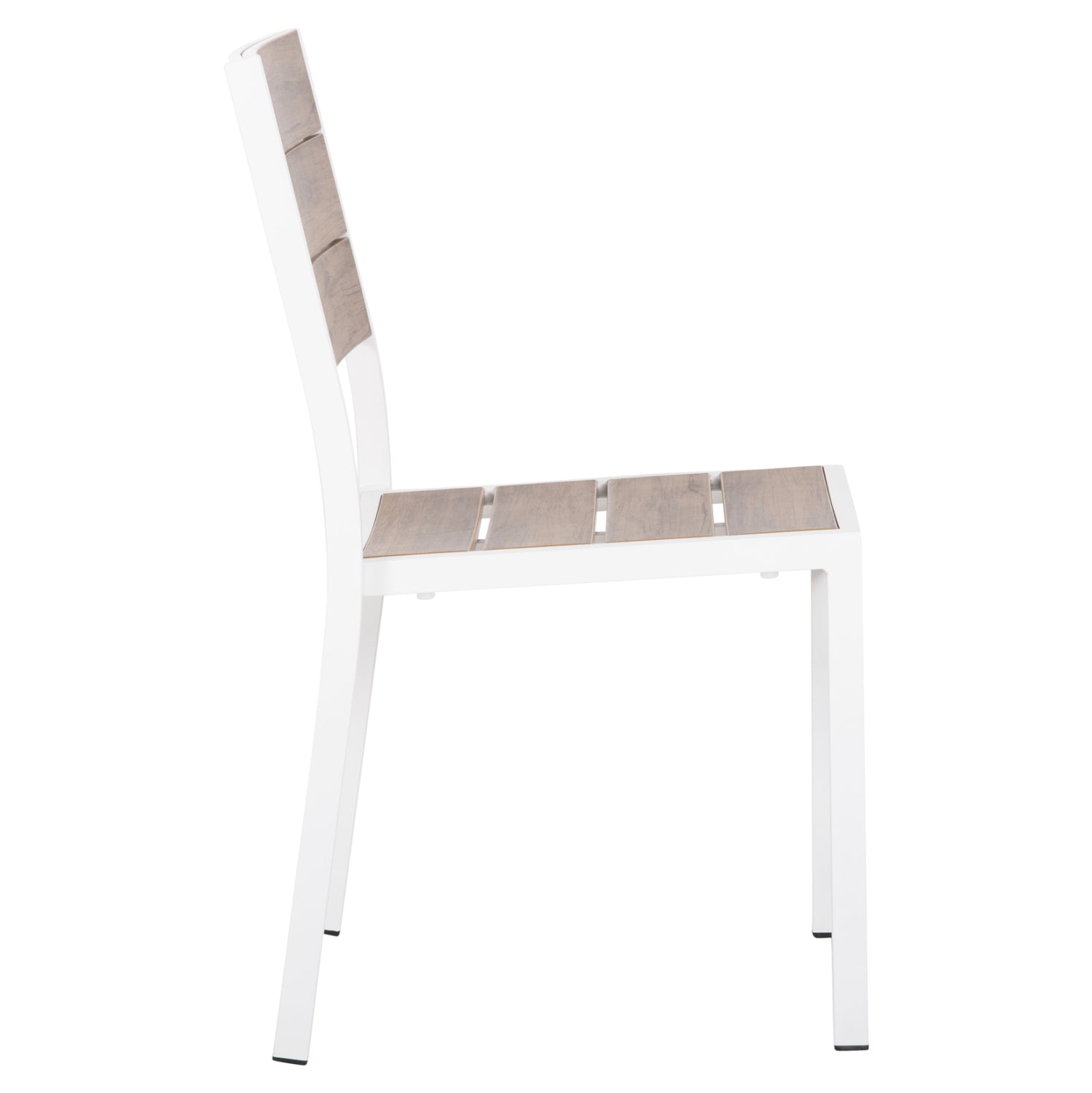 Алуминиеов стол SAGA бял с полиудо 46x52x86Hсм.