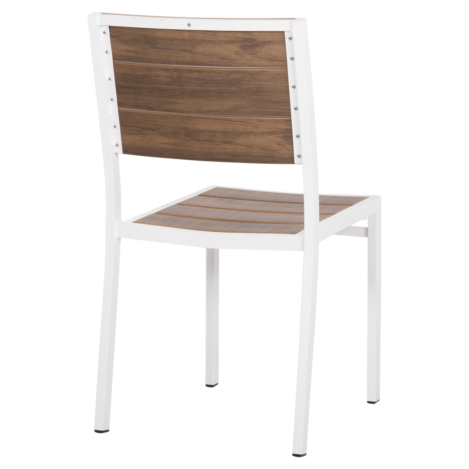 Алуминиеов стол SAGA бял с полиудо 46x52x86Hсм.