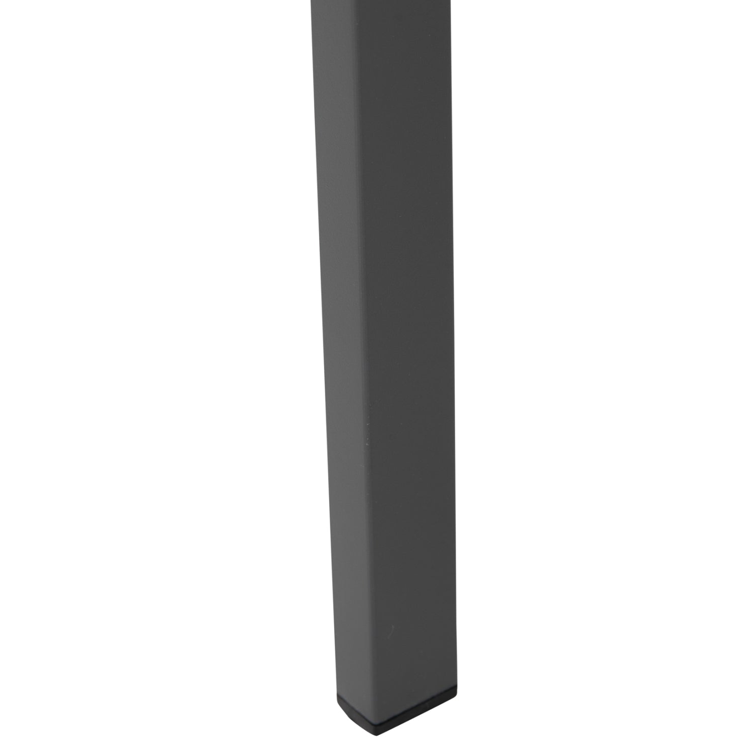 АЛУМИНИЕВ СТОЛ SAGA ТЪМНО СИВ С ПОЛИВУД 46x52x86Hсм.