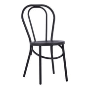 Алуминиев стол тип Виена Черен ръждясал 42x52x88,5 см