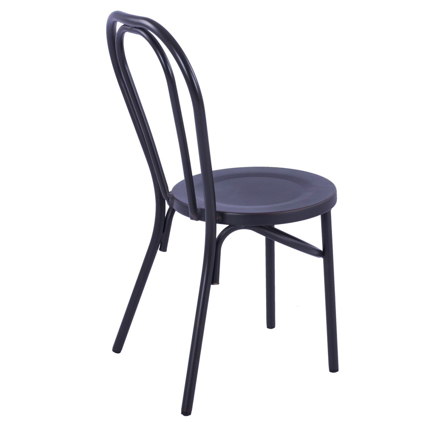 Алуминиев стол тип Виена Черен ръждясал 42x52x88,5 см