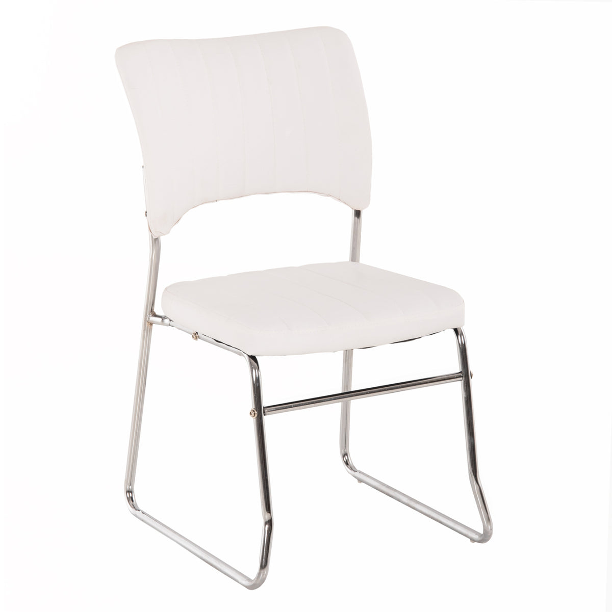 Конферентен стол Бял 52x60x85 см
