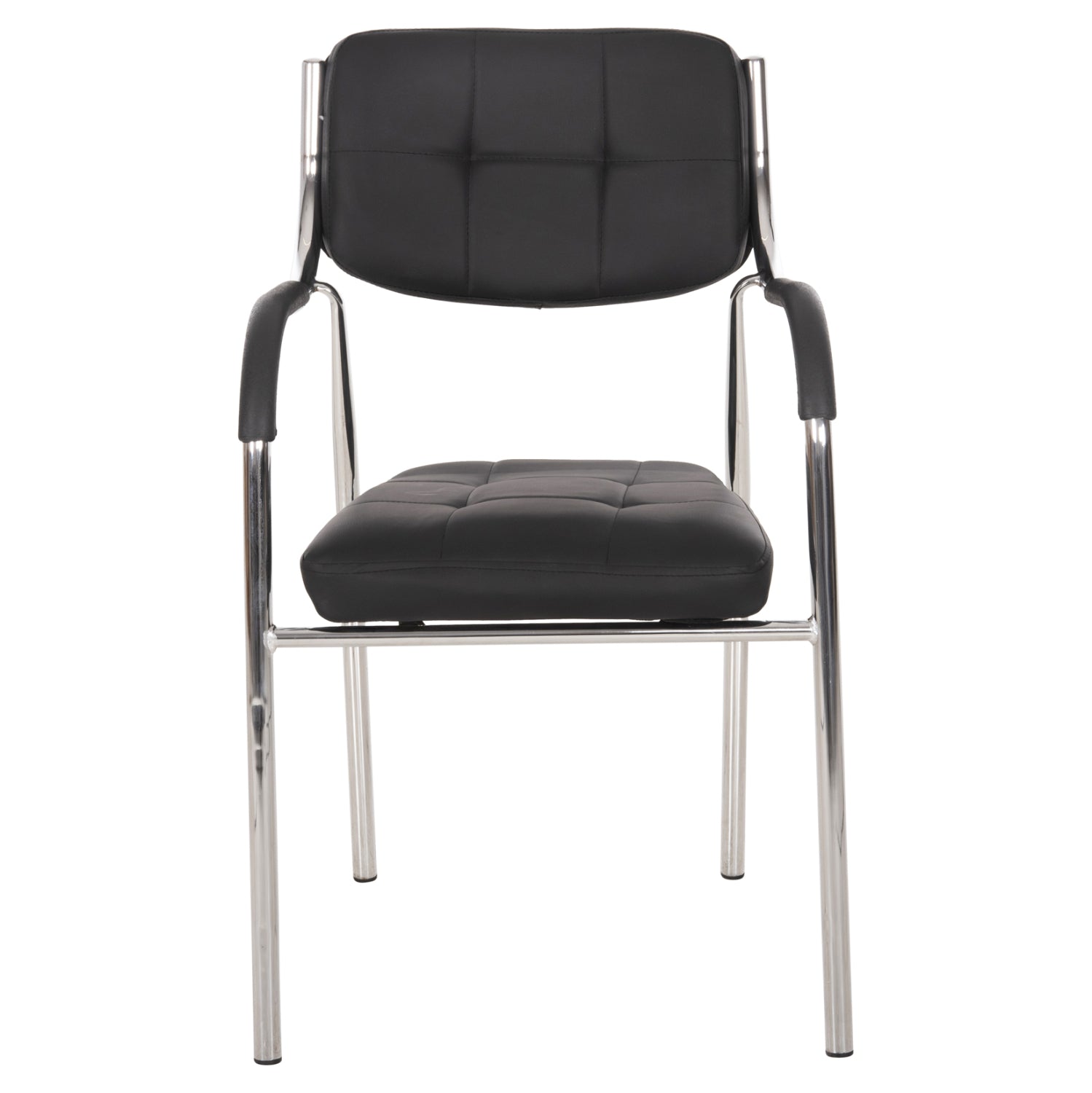 Конферентен офис стол OBERON черен PU 51x52x86 см