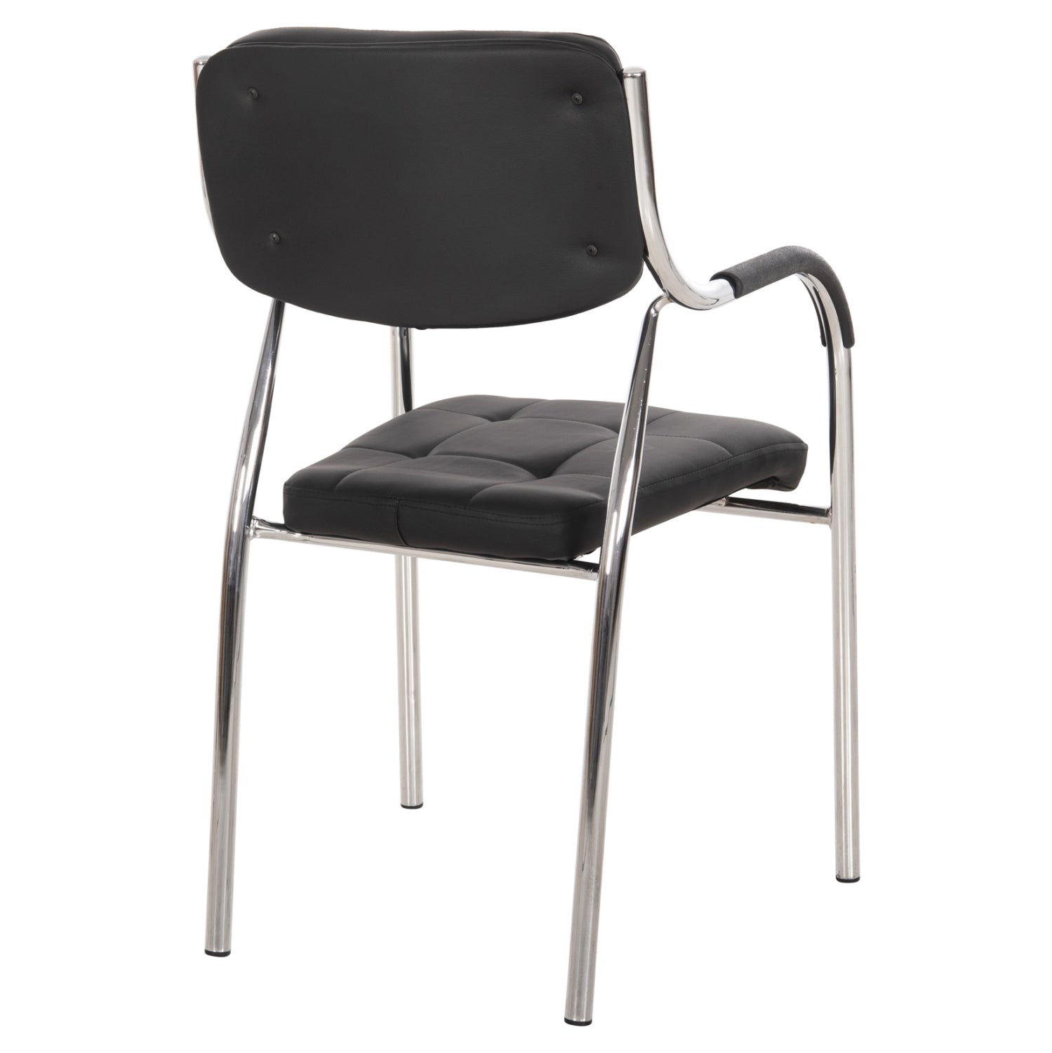 Конферентен офис стол OBERON черен PU 51x52x86 см