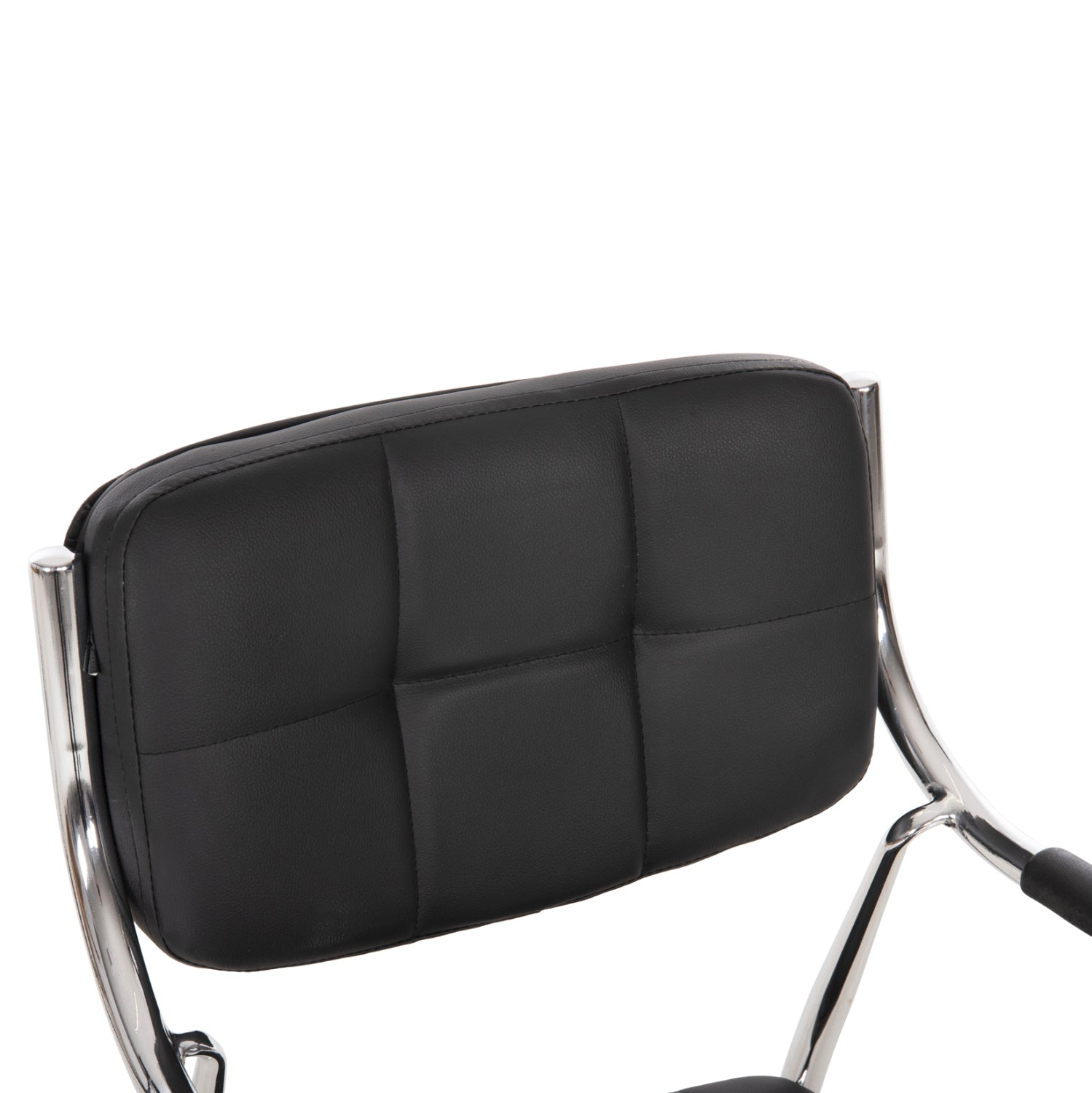Конферентен офис стол OBERON черен PU 51x52x86 см