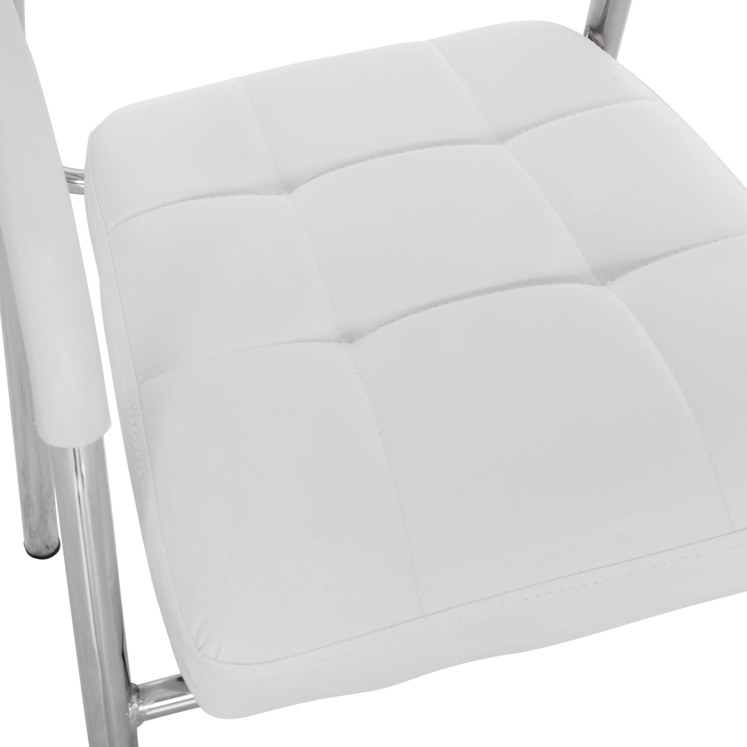 Офисен конферентен стол OBERON Бял PU 51x52x88Hсм