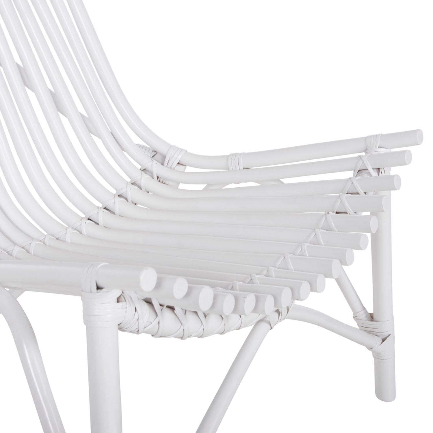 СТОЛ ЗА НАДВОР CELLION РАТАН В БЯЛ ЦВЯТ 76x72x83Hсм.