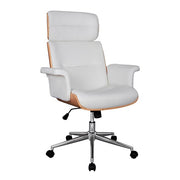 Мениджърски офис стол SUPERIOR PRO сонома-бял 74x74x116 см