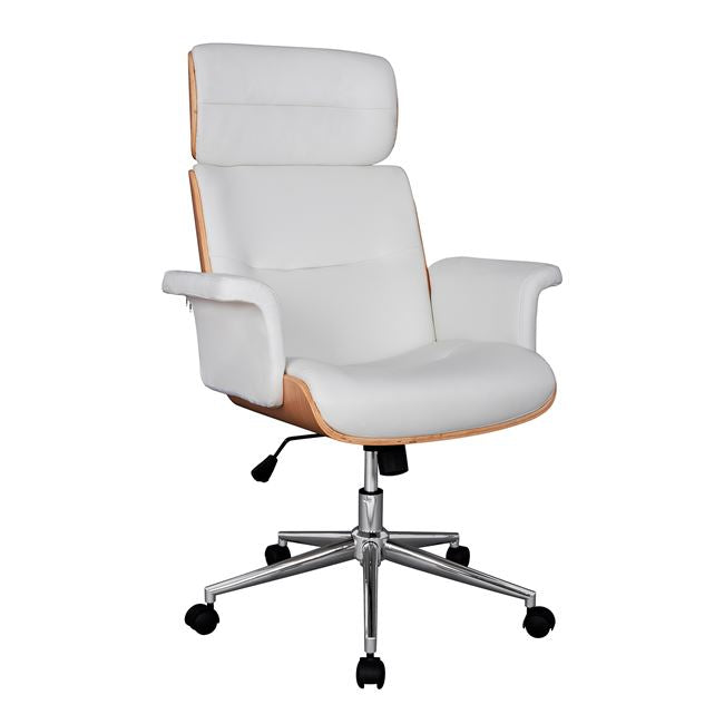 Мениджърски офис стол SUPERIOR PRO сонома-бял 74x74x116 см