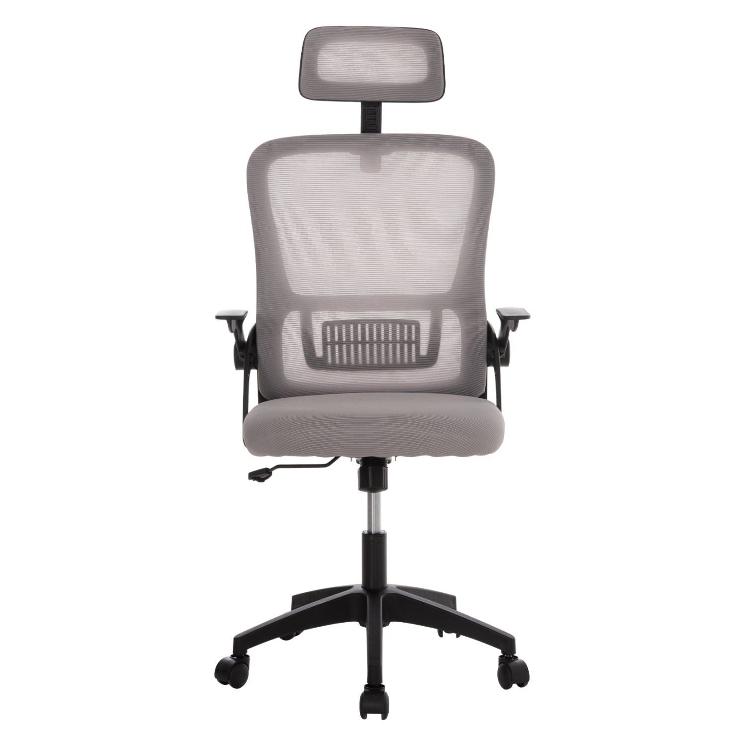 Офис стол BLAZER сива мрежеста тъкан - черна рамка 60x58x110-130Hсм.