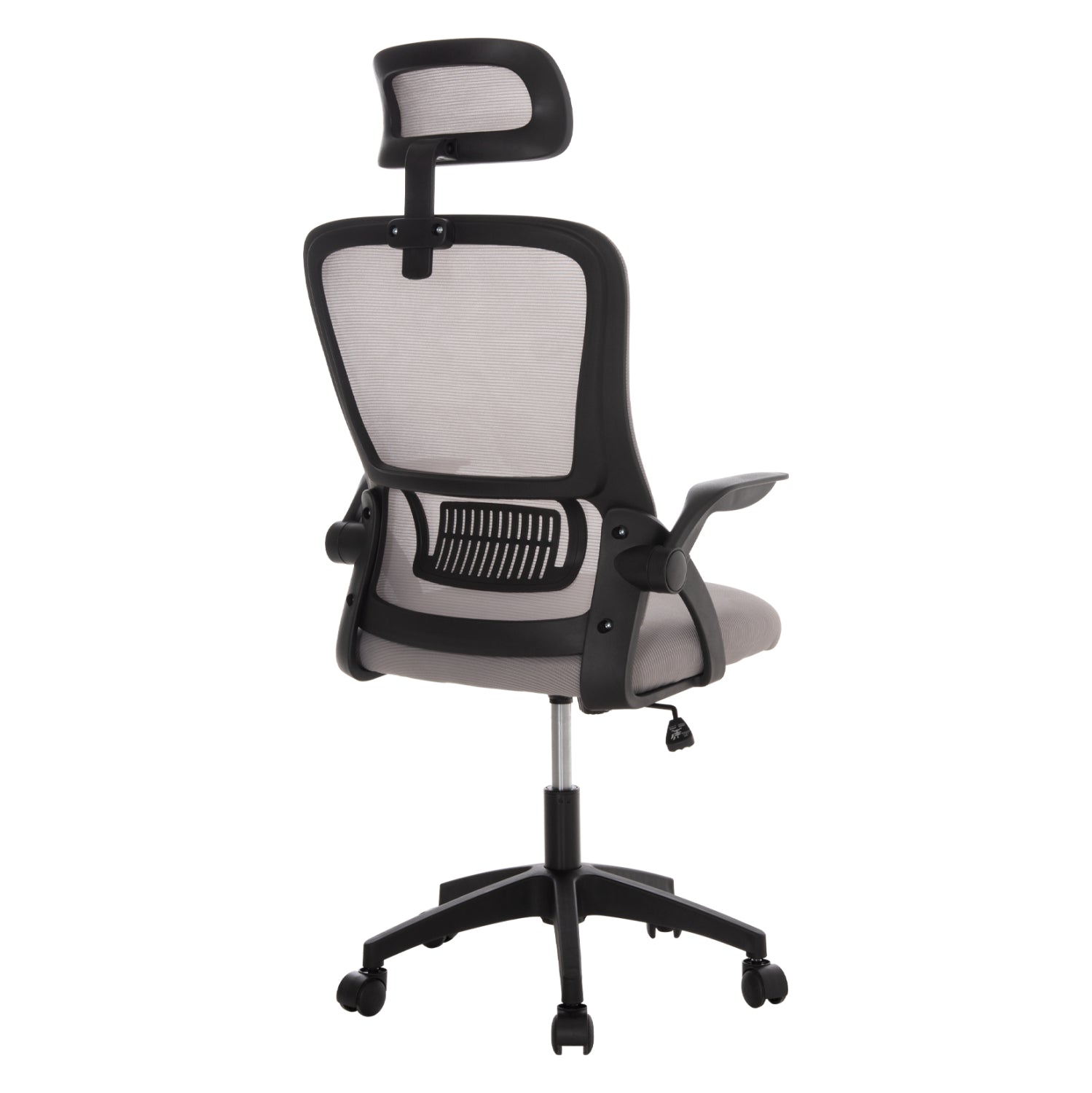Офис стол BLAZER сива мрежеста тъкан - черна рамка 60x58x110-130Hсм.